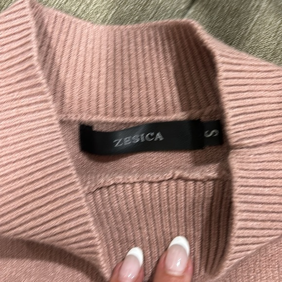 Dusty pink oversized sweater - Picture 3 of 3